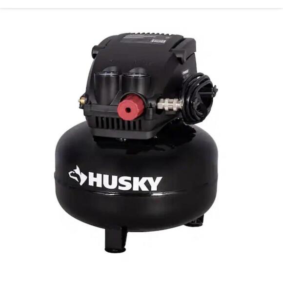 Other - Husky 3 Gal 120 PSI Pancake Air Compressor w/ Fold Handle & Quick Coupler NIB